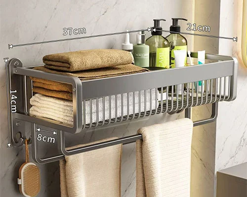 Metal Bath Organizer Rack förklarar krig mot röran