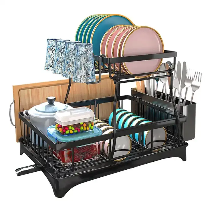 Metal Kitchen Countertop Dish Drying Rack Metal Kitchen Countertop Dish Drying Rack
