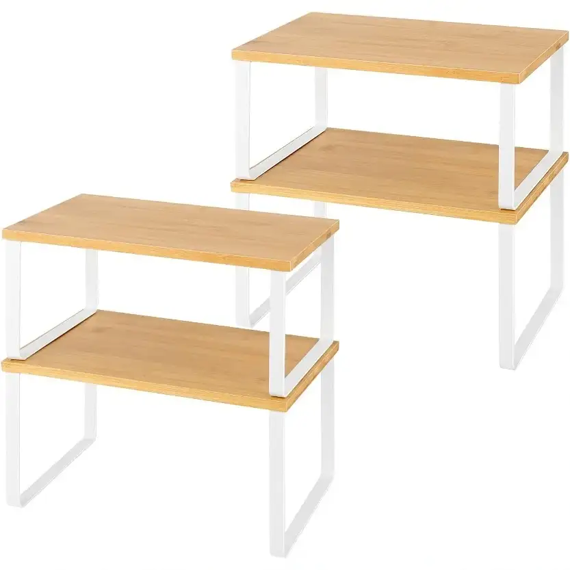 Stapelbar Köksskåp Hylla Organizer