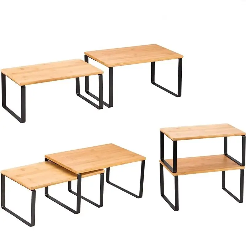 Stapelbar Köksskåp Hylla Organizer